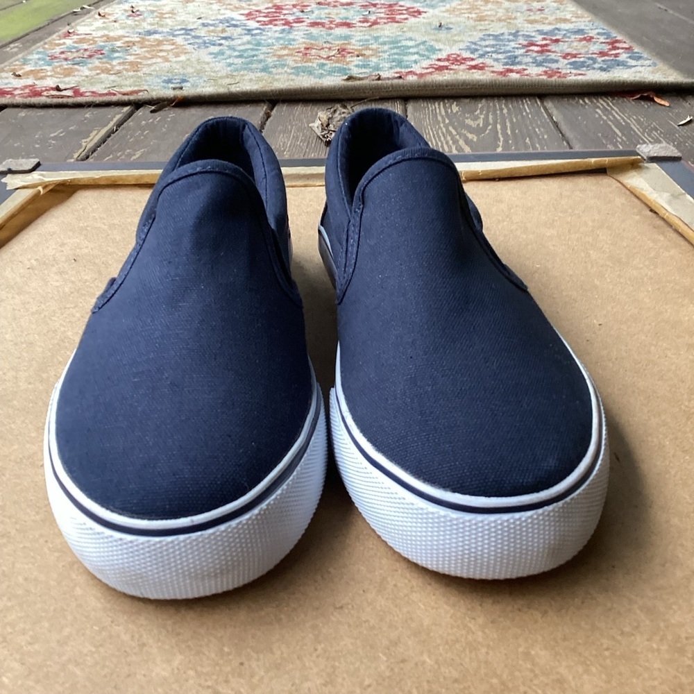 Goodfellow blue slip on business casual loafers, size 8 - Picture 3 of 8